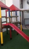 instalación parque infantil de madera en Santa Marta