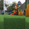 Instalación de Playground Supercastillo y grama paisajista en el Parque La Moringa