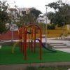 Instalación de grama paisajista en parque infantil en Tubará